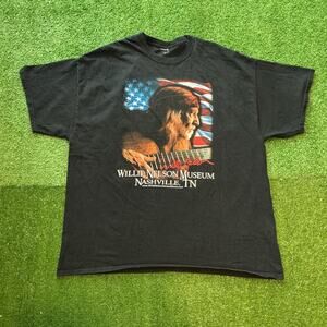 Vintage Y2K Willie Nelson Nashville Shirt Size XL